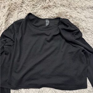 Stylish Black Long Sleeve Top